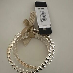 J. Crew Factory Gold and Silver Bracelet Set